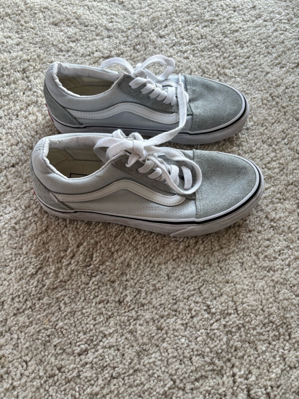 Vans blue shoes women’s 5.5 men’s 4